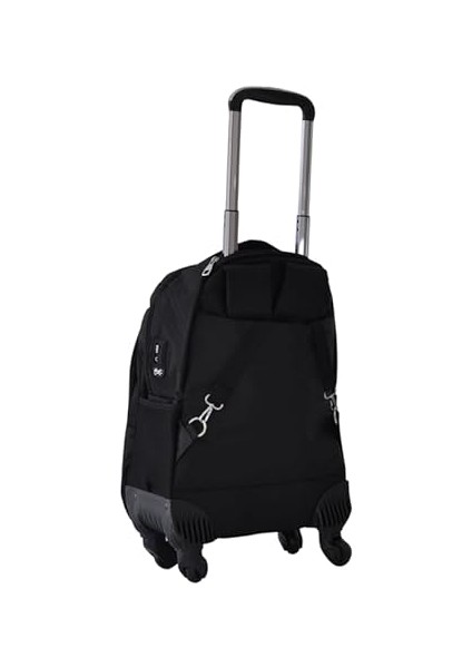 Srç03 Çekçekli ve 4 Tekerlekli Sırt Çantası (Siyah) fırsatları