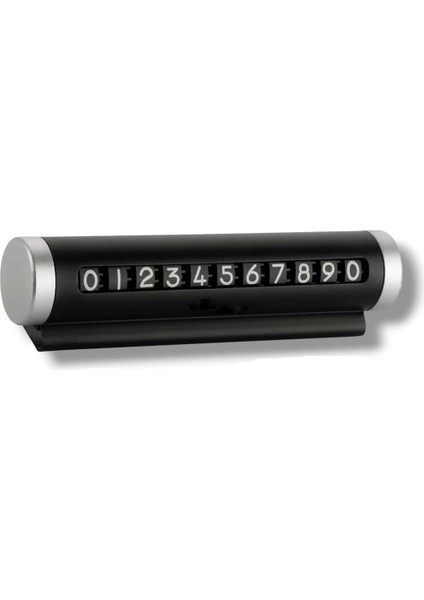 Xm Siyah Metal Kasa Numara Çevirmeli Araç Içi Telefon Numaratör Park Numarası Parkmatik Oto Aksesur