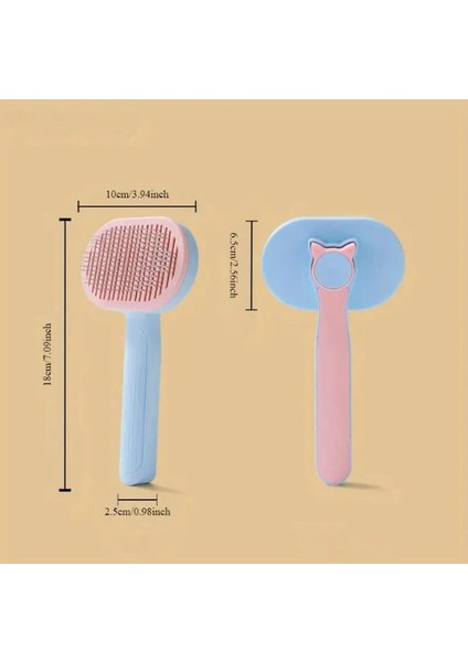 Buğz Kedi ve Köpekler Için Kendini Temizleyen Tüy Fırçası