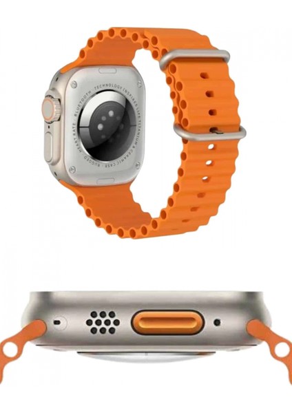 Yeni Nesil 3 Kordonlu Kol Saati 49 mm Amoled Ekran Akıllı Saat fırsatları