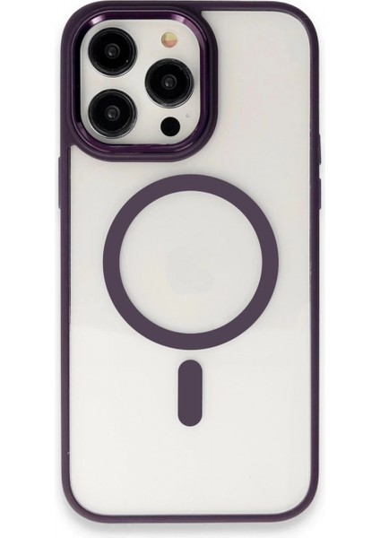 iPhone 15 Pro Max Kılıf Room Magneticsafe Silikon - Derin Mor fiyatları