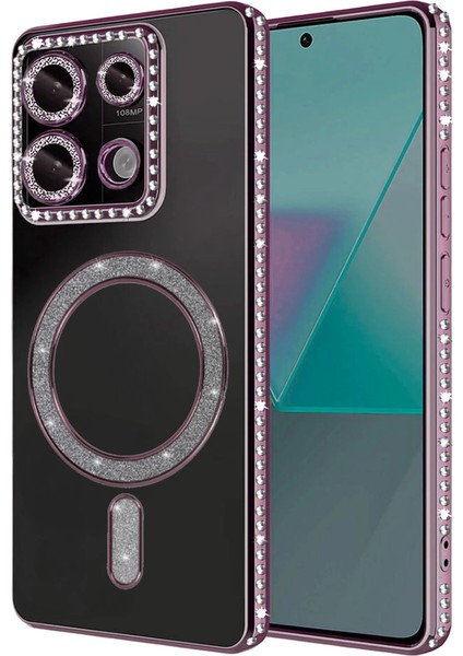 Xiaomi Redmi Note 13 Pro 4g Joke Simli Magneticsafe Kılıf - Pembe