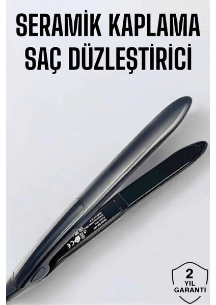 Saç Düzleştirici LED Ekranlı Isı Ayarlı Seramik Kaplama Profesyonel