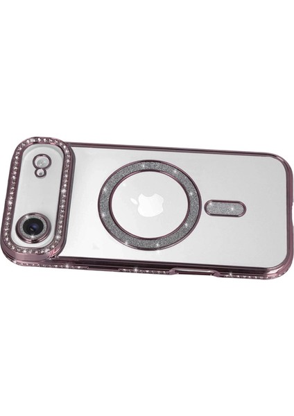 Apple Iphone 17 Air Joke Simli Magneticsafe Kılıf - Pembe modelleri