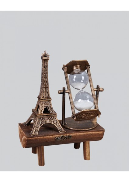 Ev, Ofis ve Kafeler İçin Retro Ahşap Kum Saati Dekorasyonu fırsatları