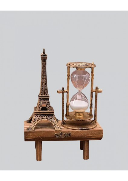 Ev, Ofis ve Kafeler İçin Retro Ahşap Kum Saati Dekorasyonu indirimleri