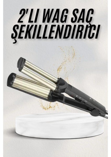 Saç Şekillendirici Wag Maşa Su Dalga Maşası Tüm Saç Tiplerine Uygun