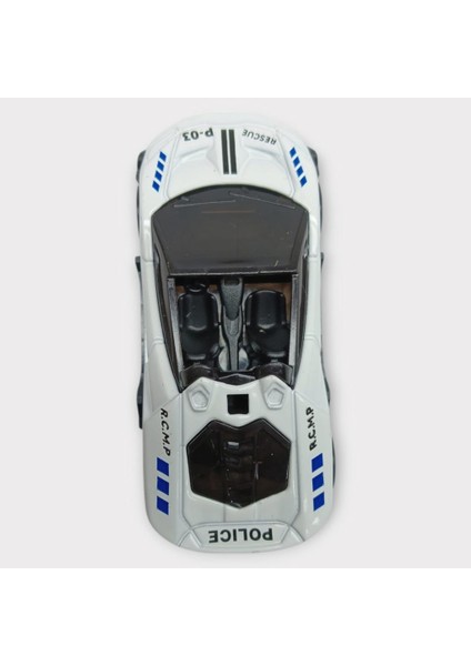 Metal Mini Polis Arabası 8 cm - Polis - 6 (Lisinya) fırsatları