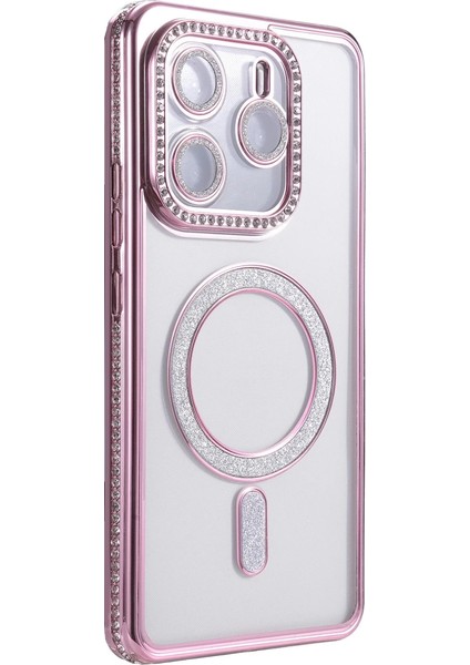 Xiaomi Redmi Note 14 4g Joke Simli Magneticsafe Kılıf - Pembe modelleri