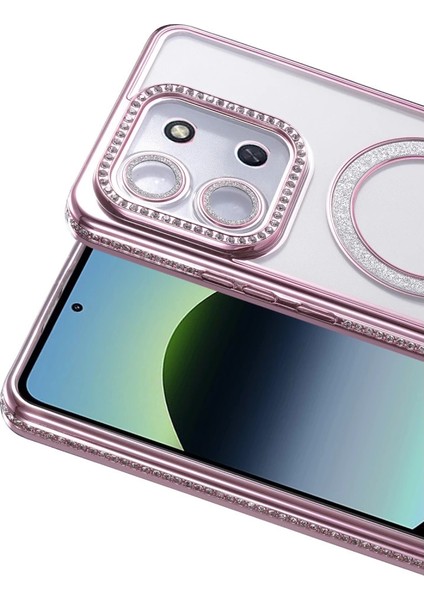 Xiaomi Redmi 15C 4g Joke Simli Magneticsafe Kılıf - Pembe fiyatları