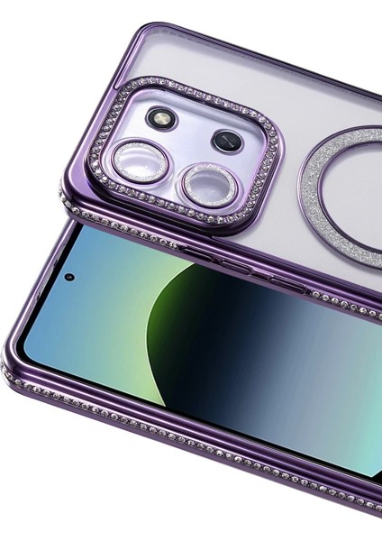 Xiaomi Redmi 15C 4g Joke Simli Magneticsafe Kılıf - Derin Mor fiyatları