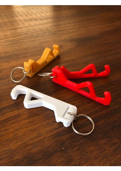 Telefon Standı Anahtarlık - Yerinde Baskı