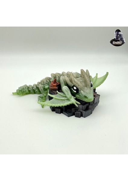 Grass Wyvern + Anahtarlık - Mafsallı - Yerinde Baskı - Destek Yok fiyatları