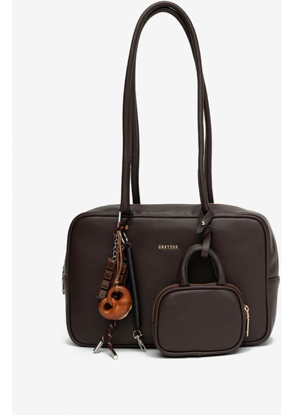 Kadın Kahverengi Omuz Çantası 5K2CN69772 indirimleri