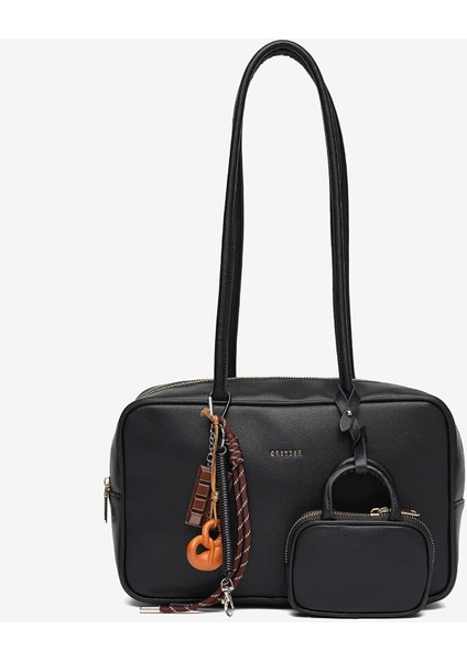 Kadın Siyah Omuz Çantası 5K2CN69772 indirimleri