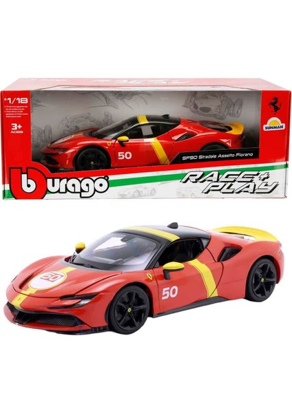 16021 Sun-Bur 1 18 Ferrarı SF90 Stradle Assetto Fıorana Ferr