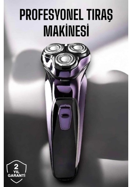 Profesyonel Şarjlı Saç ve Sakal Tıraş Makinesi Hassas Kesim