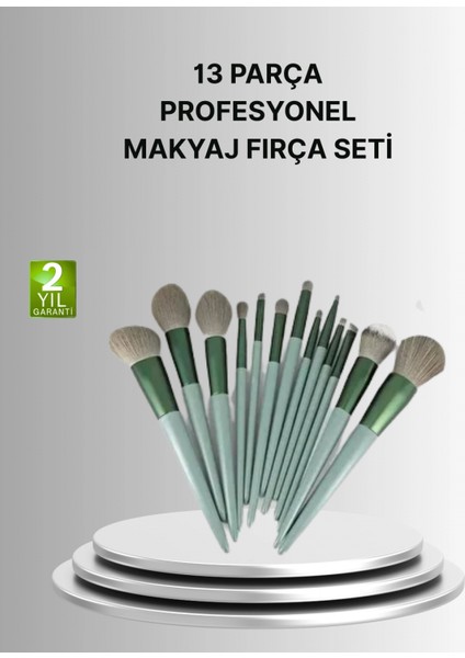 Cilt Dostu Profesyonel Makyaj Fırça Seti Pudra ve Fondöten Için Uygun