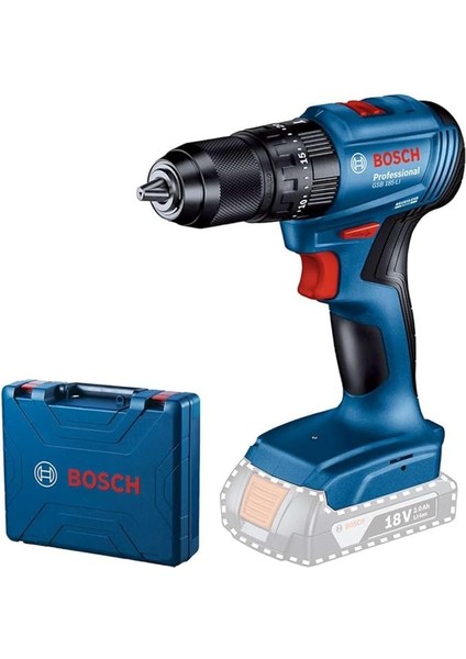 Professional Gsb 185-LI Akülü Darbeli Delme Vidalama Makinesi (18 Volt, Solo, Yumuşak/sert Tork: 21/50 Nm; Plastik Çanta, Akü ve Şarj Cihazı Dahil Değildir)