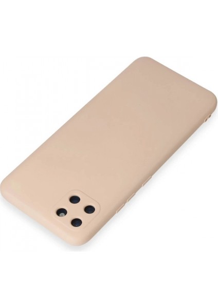 Realme C11 Kılıf Nano Içi Kadife Silikon - Pudra modelleri