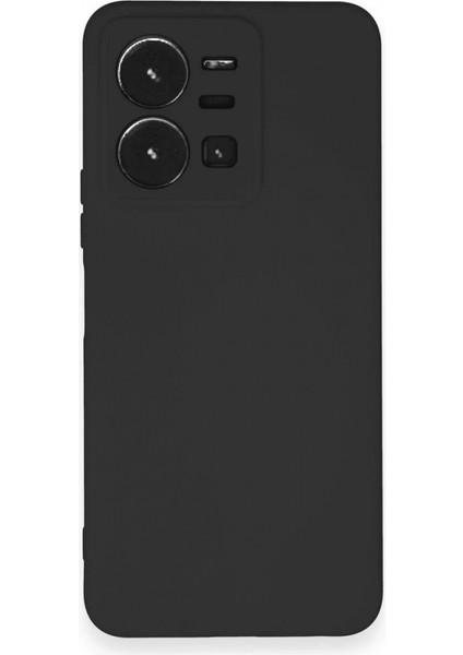 Vivo Y35 Kılıf Nano Içi Kadife Silikon - Siyah