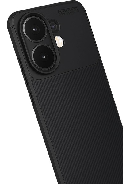 Vivo V60 5g Auto Focus Karbon Kapak - Siyah fiyatları