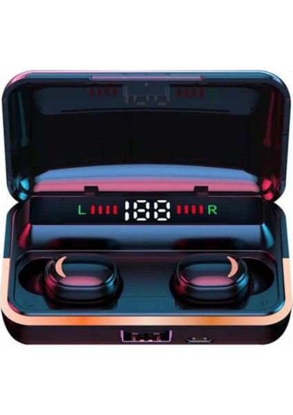 Bluetooth Kulaklık Dijital Şarj Göstergeli Powerbankli Bass Özellikli Kablosuz Kulakiçi 5.1 Mikrofonlu modelleri