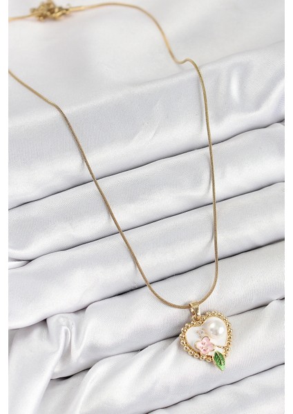 316L Çelik Sanatsal Portre Model Gold Renk Kadın Kolye fiyatları