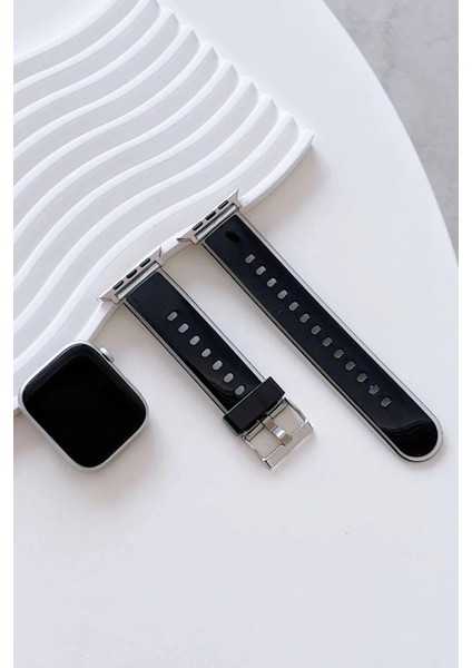 Watch 45MM Jelly Silikon Kordon - Siyah fiyatları