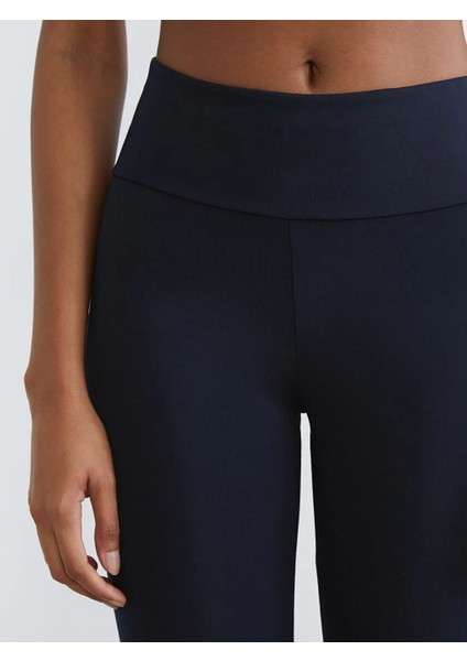 Koor Sport Lacivert Yüksek Bel Toparlayıcı Kadın Spor Tayt modelleri