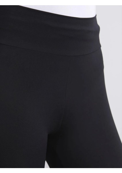 Lcw Modest Siyah Beli Lastikli Kadın Spor Tayt modelleri