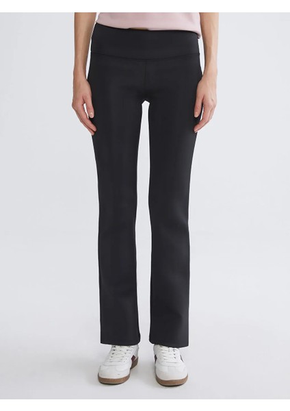 Koor Sport Siyah Ispanyol Paça Toparlayıcı Kadın Tayt Pantolon fiyatları