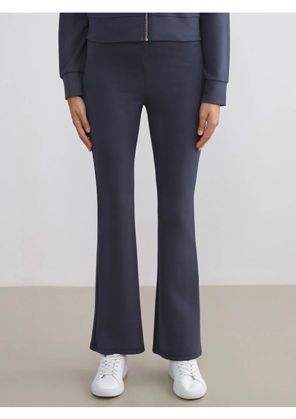 Lcw Vision Lacivert Beli Lastikli Ispanyol Paça Kadın Tayt fiyatları