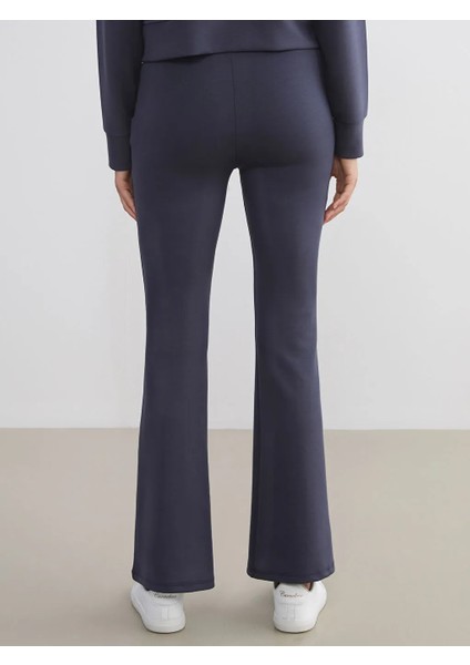 Lcw Vision Lacivert Beli Lastikli Ispanyol Paça Kadın Tayt fırsatları