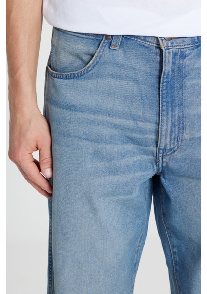 %100 Pamuk Loose Fit Rahat Kesim Cepli Jean Kot Denim Pantolon fırsatları