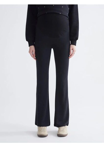 Lcwaıkıkı Maternity Siyah Karın Panelli Ispanyol Paça Hamile Tayt fiyatları