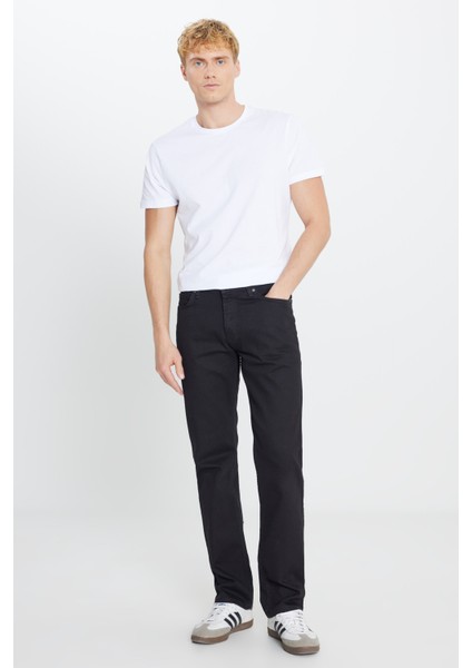 Pamuklu Regular Fit Normal Kesim Cepli Jean Kot Denim Pantolon