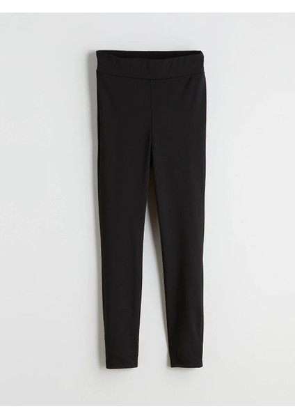 Lcw Vision Siyah Yüksek Bel Kadın Tayt modelleri