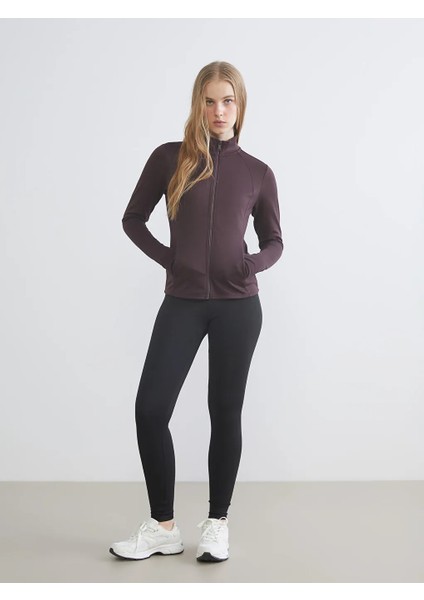 Koor Sport Siyah Yüksek Bel Toparlayıcı Kadın Spor Tayt