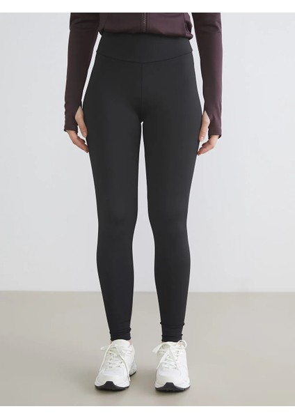 Koor Sport Siyah Yüksek Bel Toparlayıcı Kadın Spor Tayt fiyatları