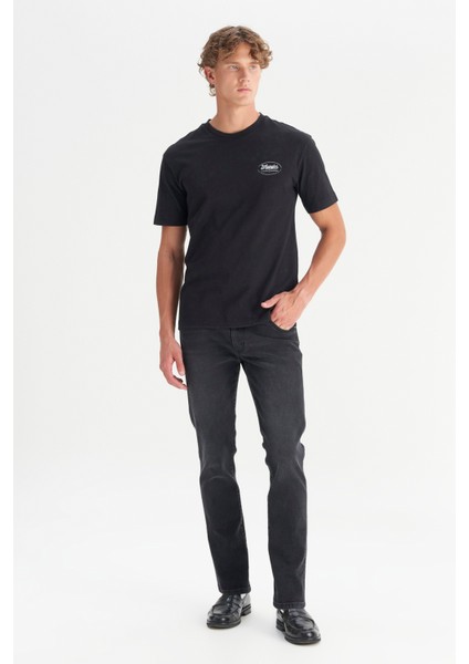 %100 Pamuk Relaxed Fit Rahat Kesim Bisiklet Yaka Tişört fırsatları