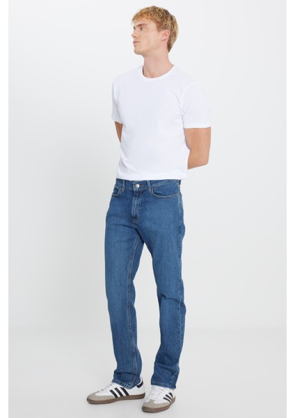 %100 Pamuk Loose Fit Rahat Kesim Jean Kot Denim Pantolon fiyatları