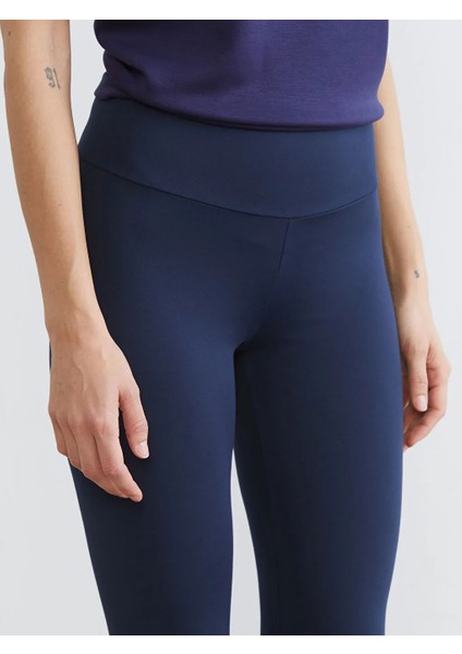 Koor Sport Lacivert Yüksek Bel Toparlayıcı Kadın Spor Tayt modelleri