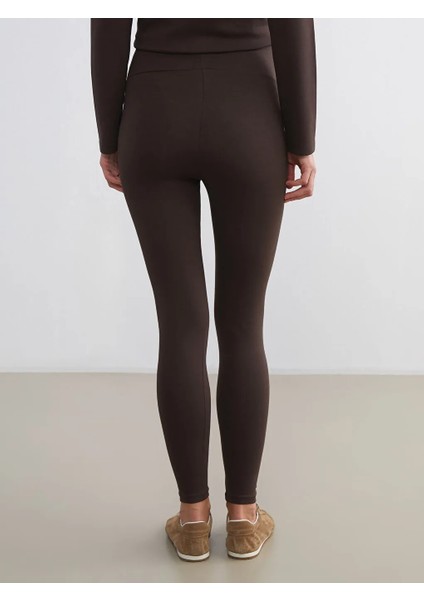 Lcwaıkıkı Maternity Kahverengi Karın Panelli Hamile Tayt fırsatları
