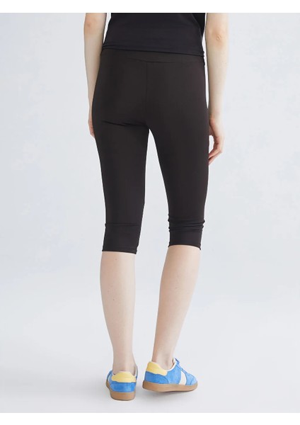 Lcw Eco Siyah Beli Lastikli Kadın Tayt fırsatları