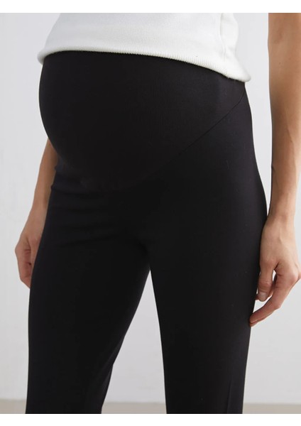 Lcwaıkıkı Maternity Siyah Beli Lastikli Karın Panelli Hamile Tayt modelleri