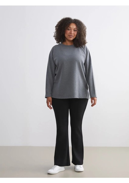 Lcwaıkıkı Classic Siyah Ispanyol Paça Kadın Tayt Pantolon modelleri