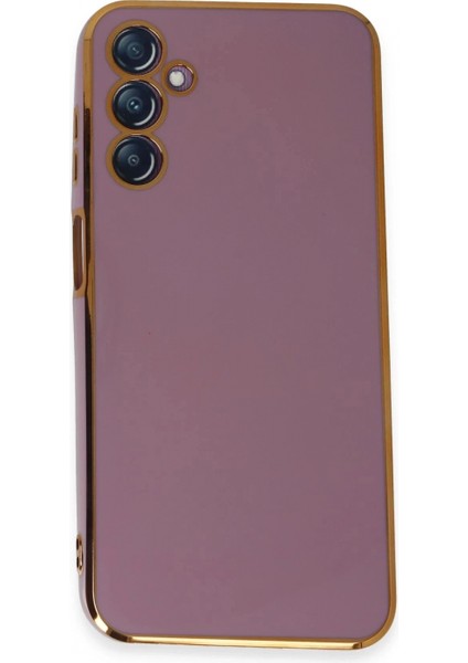 Samsung Galaxy M14 5g Kılıf Volet Silikon - Mor