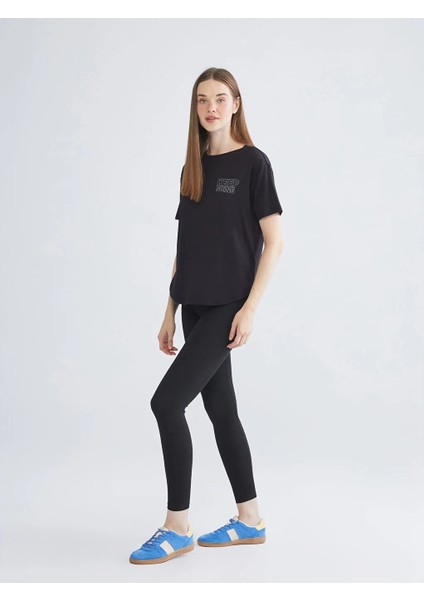 Koor Sport Siyah Yüksek Bel Toparlayıcı Kadın Spor Tayt fiyatları