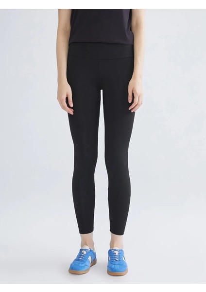 Koor Sport Siyah Yüksek Bel Toparlayıcı Kadın Spor Tayt modelleri